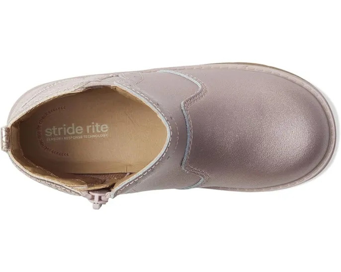 Ботильоны Stride Rite SRT Lena для малышей с кожаной стелькой и застежкой-молнией