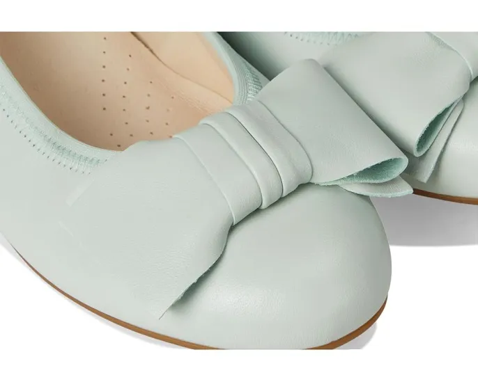 Gabor 64.125 балетки с бантом и мягкой стелькой из нубука