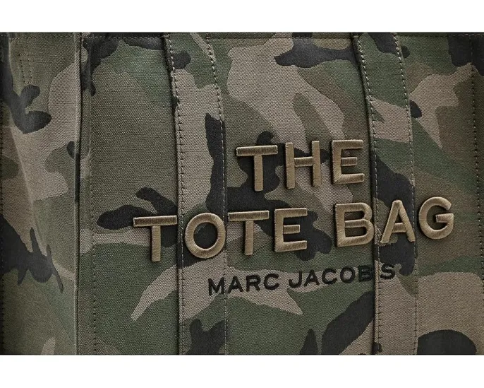 The Camo Jacquard Medium Tote Bag