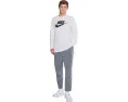 Футболка Sportswear с длинным рукавом и логотипом Icon Futura Nike черная с белым принтом