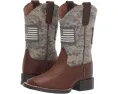 Ковбойские сапоги Ariat Kids Patriot для детей с квадратным носком