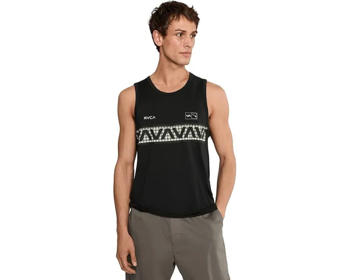 Топ RVCA HAWAII SPORT VENT SL без рукавов с перфорированными вставками
