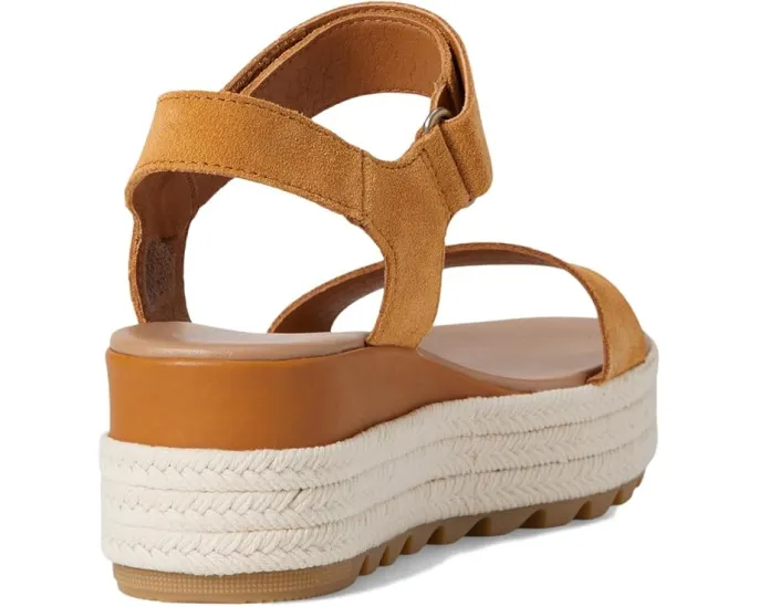 Сандалии SOREL Cameron Flatform Sandal на платформе с кожаным верхом и застежкой на липучке