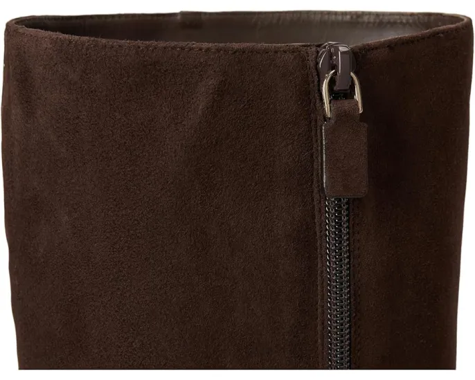 Высокие сапоги Vinnie Zip 50 на изящном каблуке из козьей кожи Stuart Weitzman