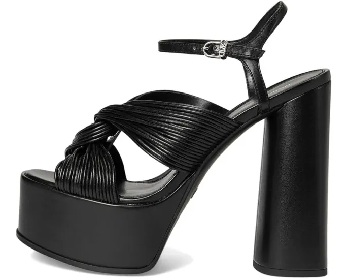 Сандалии Alessia на высокой платформе с ремешками и обернутым каблуком