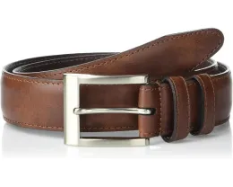 Широкий кожаный ремень Allen Edmonds Basic с никелевой пряжкой