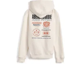 Толстовка с капюшоном abercrombie kids для детей с карманом кенгуру