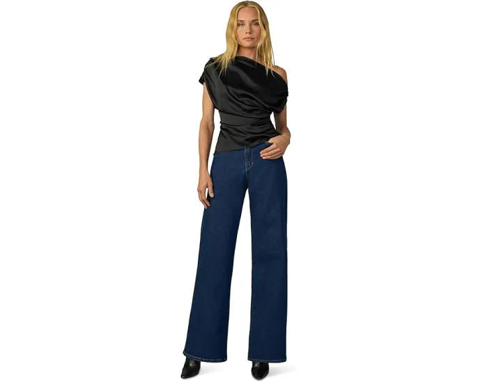 Joe's Jeans The Mia Wide Leg 32 джинсы с высокой посадкой и широкими штанинами