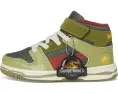 Детские кроссовки PUMA Kids Rebound Layup Mid Jurassic World на липучке с подошвой SoftFoam+