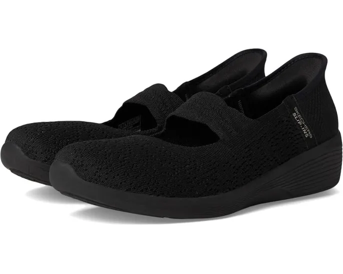 Веганские слипоны Skechers Arya с технологией Hands Free Slip-Ins и памятью формы