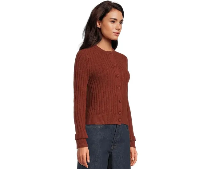 Кардиган Madewell Long Sleeve Cozy Cotton Ribbed с длинными рукавами
