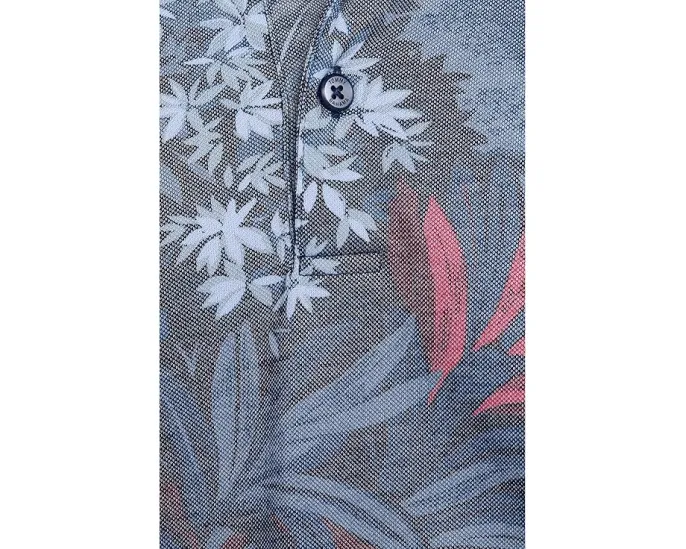 Polo Tommy Bahama Geneva Jungle с тропическим принтом и защитой UPF 30