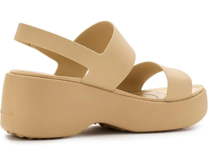Босоножки Crocs Brooklyn Sky на платформе с технологией комфорта LiteRide