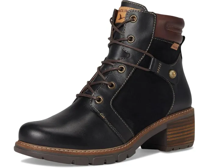 Высокие кожаные ботинки PIKOLINOS San Sebastia с длинными шнурками