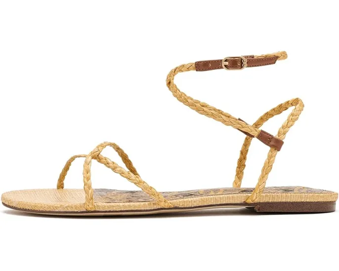 Сандалии Sam Edelman Ellina Braid с плетеными ремешками и круглым носком