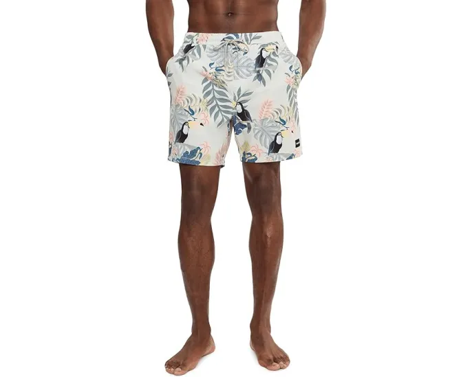 Плавки Hurley Cannonball Lined Volley 17 с двойной тканью и быстрым высыханием