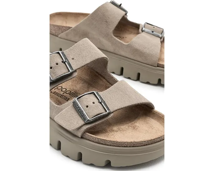 Сандалии Arizona Chunky из замши Birkenstock