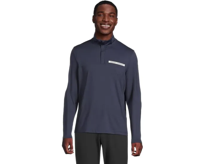 Гольф-поло Under Armour Tee 2 Green с молнией на четверть