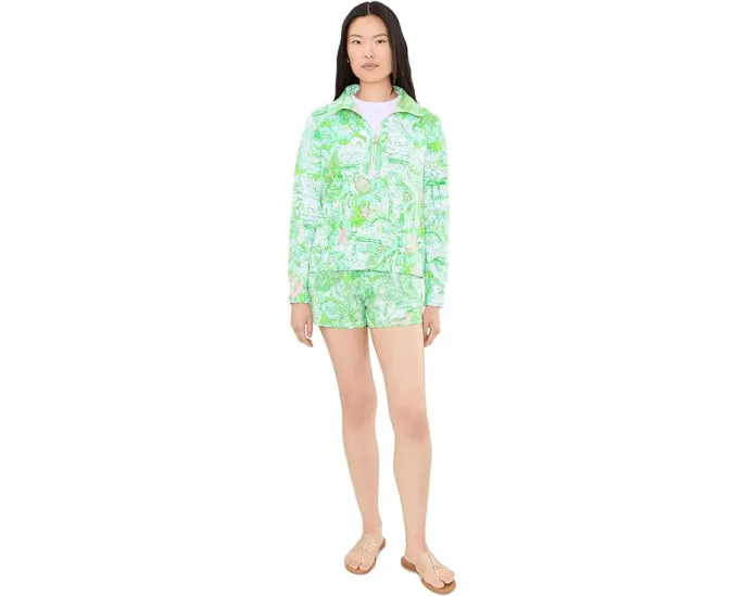 Lilly Pulitzer толстовка Eleni с защитой UPF 50+ и молнией