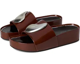 Сланцы Tory Burch Patos на платформе с металлической фурнитурой