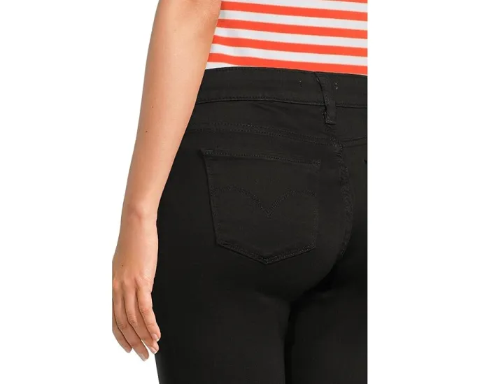 Узкие джинсы Levi's Womens 711 Skinny с кожаным патчем и эластичной тканью