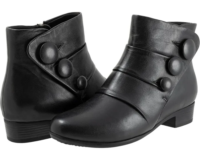 Ботильоны Trotters Mila на молнии с кнопками и съемной стелькой