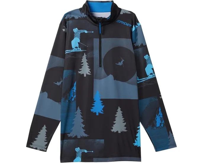 Флисовая кофта Spyder Jacobs 1/2 Zip для детей с защитой UPF 50+