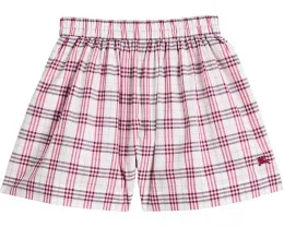 Burberry Kids Шорты Marcy с клетчатым принтом и шнурком