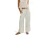 Free People брюки Day's End Cotton-Linen Pull-On бежевые