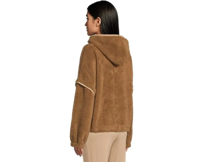 Толстовка UGG Mariella Uggfluff на молнии из плюшевого флиса с капюшоном