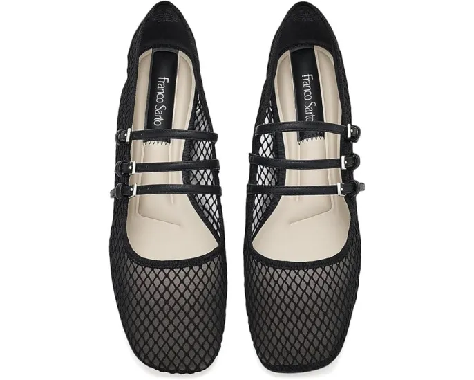 Балетки Tatum с тремя ремешками и пряжкой от Franco Sarto