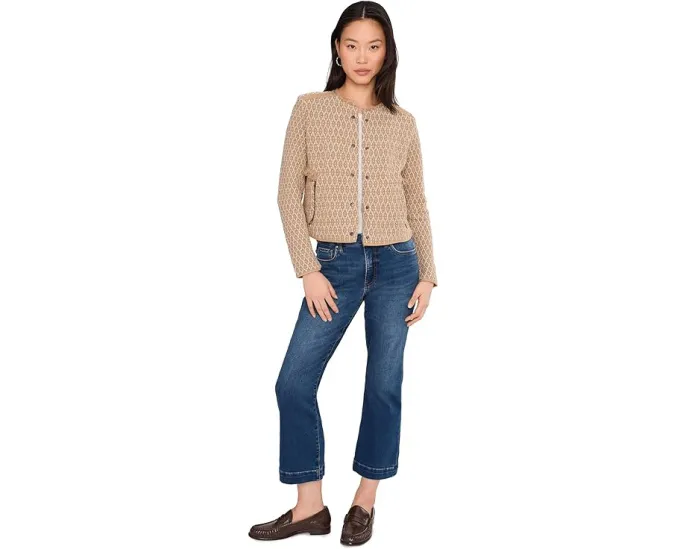 Жакет Brocade Fringe Knit с жаккардовым узором от NIC+ZOE