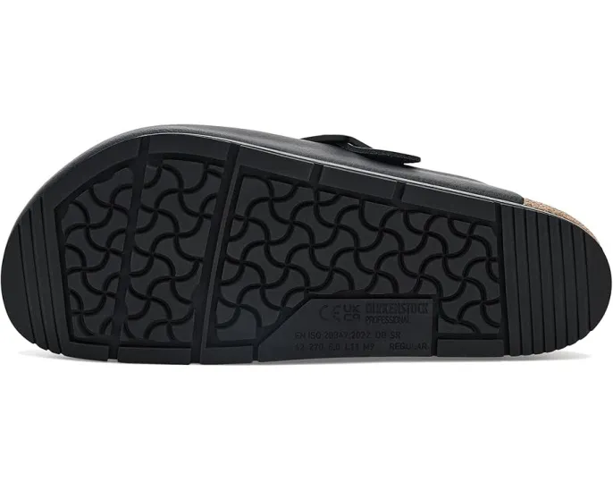 Профессиональные клоги Birkenstock Boston Pro с натуральной кожей