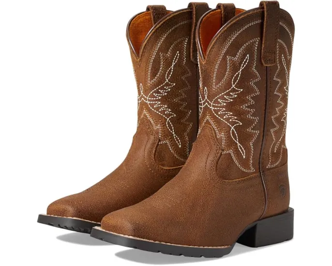 Детские ковбойские сапоги Ariat Hybrid Rancher с квадратным носком
