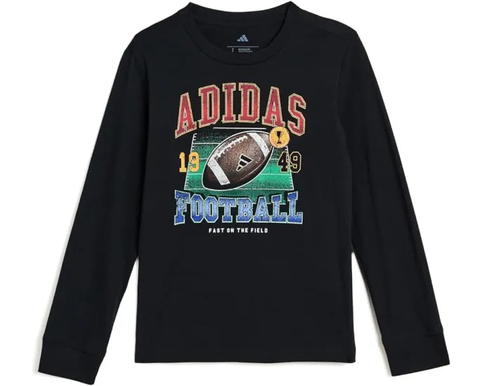 Adidas детская футболка с принтом Sport Graphic с длинным рукавом