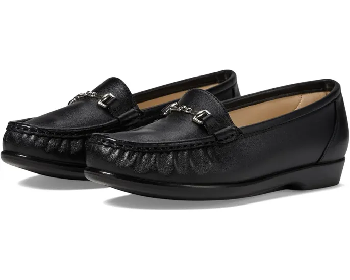 Мокасины SAS Metro Comfort Bit с металлической пряжкой и мягкой стелькой