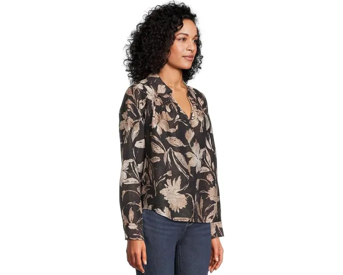 Блуза с длинными рукавами Bloom Beauty и цветочным принтом Tommy Bahama