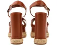 Босоножки Hilda Rope High Schutz на высокой платформе из металлизированной кожи и рафии
