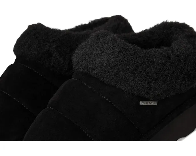 Уютные тапочки Bearpaw Ari из замши с подкладкой из овчины