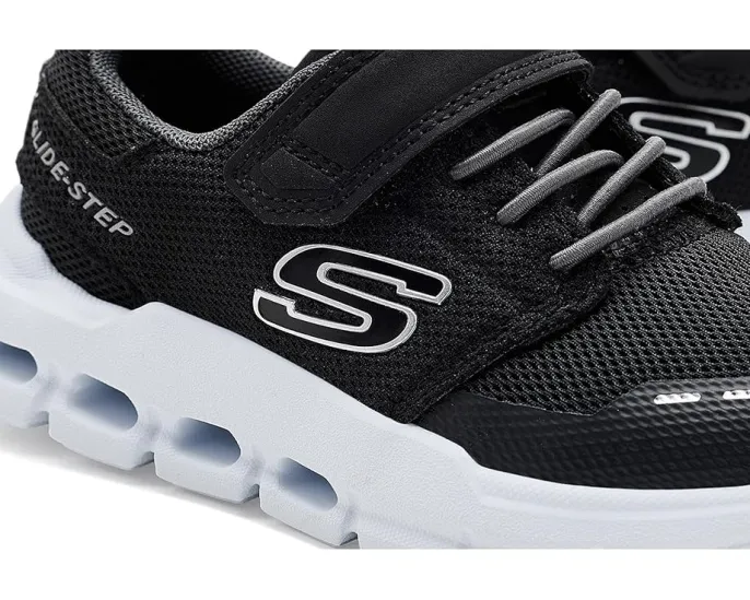Кроссовки SKECHERS KIDS Glide-Step Flow с ремешком на липучке и сетчатым верхом