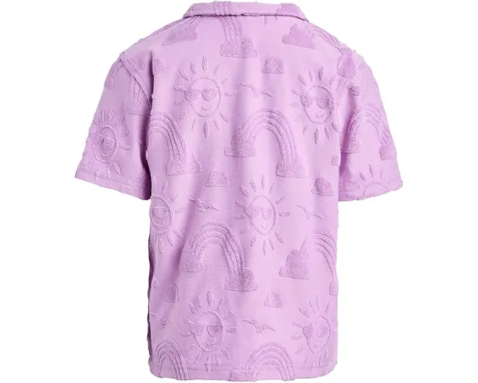 Appaman Kids Resort Shirt с короткими рукавами и воротником на пуговицах для мальчиков и девочек