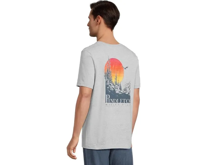 Футболка Pendleton Outdoor Sunset с графическим принтом на спине