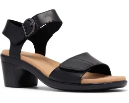 Сандалии Emily 2 Amanda Clarks с ремешками и квадратным каблуком из кожи