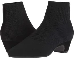 Ботильоны Eileen Fisher Purl на каблуке с верхом из стрейч-трикотажа и замши