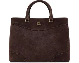 Сумка Lauren Ralph Lauren Perforated Suede Large Marcy Satchel из замши