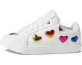 Детские кроссовки Kurt Geiger London Kids Mini Lane Love с разноцветными сердечками