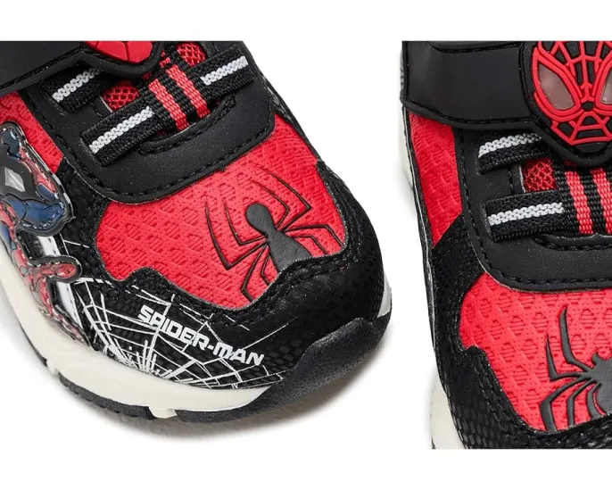 Кроссовки светящиеся Spiderman для малышей с сетчатым верхом Ground Up