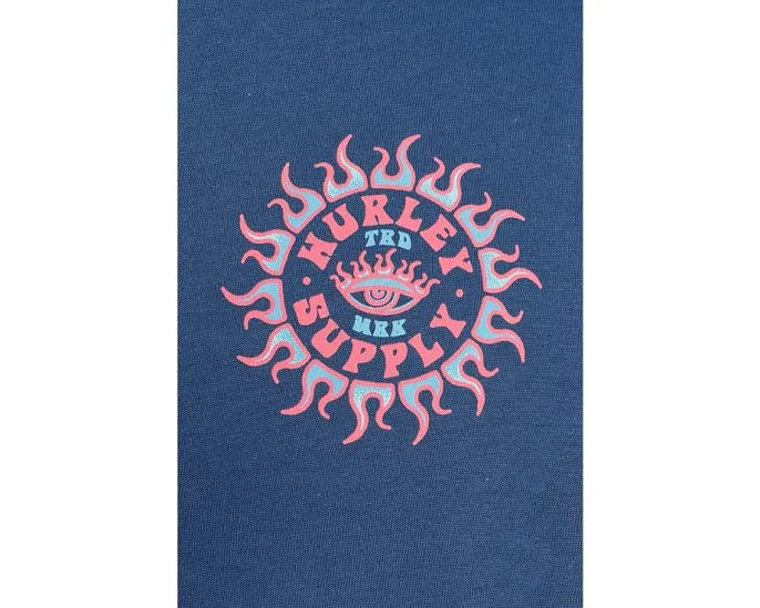 Hurley All Seeing Футболка с коротким рукавом и принтом на груди и спине