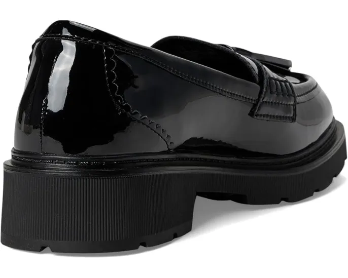 Лоферы Clarks Lauryl Tassel с кисточкой и квадратным каблуком