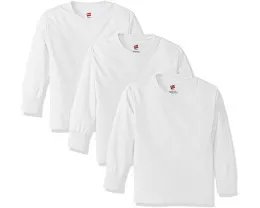 Детская футболка Hanes с длинным рукавом без бирки 3 штуки